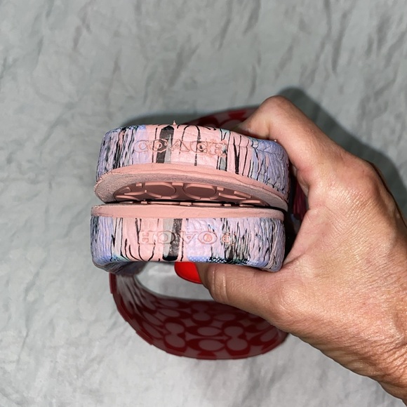 Coach Udele floral slide size 9 - Picture 11 of 13